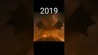 Evolution of King Ghidorah #evolution #heiseigodzilla #ghidorah