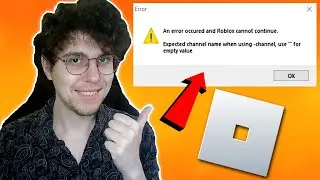 How To Fix Roblox Expected Channel Name Error