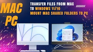 Apple Mac To Windows Pc #transfer  Files #share  Folders 2024