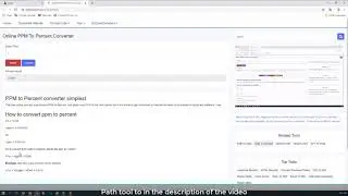Online PPM To Percent Converter