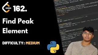 Find Peak Element | LeetCode 162 | Theory + Python