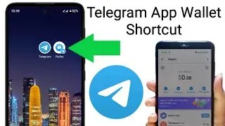 Telegram app wallet to device home screen || How to create a wallet shortcut on Telegram