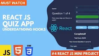 Create a Quiz App using React js