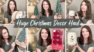 HUGE CHRISTMAS DECOR HAUL | MICHAELS, JOANNS, WALMART, KIRKLANDS, TJMAXX, AND AMAZON