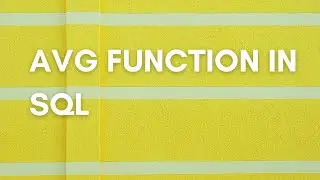 Avg Function In SQL | Average Function In SQL With Example