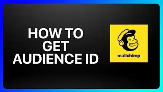 How To Get Audience Id In Mailchimp Tutorial