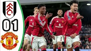 Fulham vs Manchester United 0-1 || Highlights & All Goals || Premier League 2024-2025