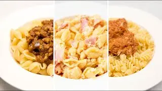 3 Satisfying Pasta Dishes - Easy Pasta Recipes - Best Weeknight Pasta Dinner Ideas