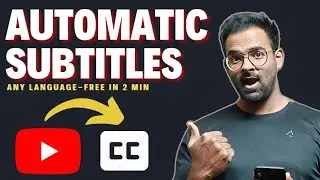 How to add Auto Subtitles in Youtube Video😍🔥 | Any Language | Automatic Captions on YouTube Video