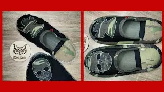 Military style home slippers🫡/ DIY jeans