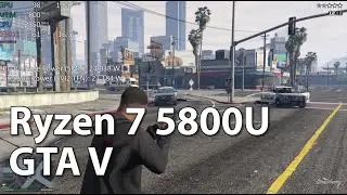 GTA V on RYZEN 7 5800U in 1440p-1080p!