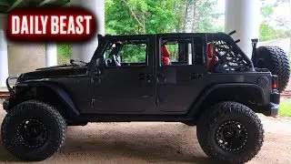 JEEP WRANGLER RUBICON GETS A MILITARY LOOK! Best Mod Ever!