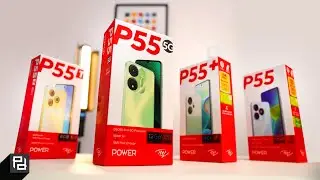 itel P55 5G, P55+, P55T, & P55 Unboxing And Review.