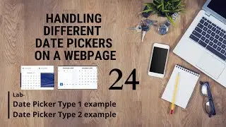 How to handle different Date Pickers on a webpages || WebDriver || Selenium Automation