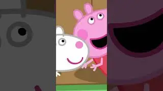 Peppa's Cardboard Castle #PeppaPig #Shorts