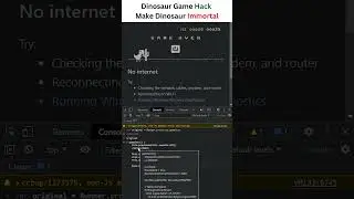 Chrome Dinosaur Trick