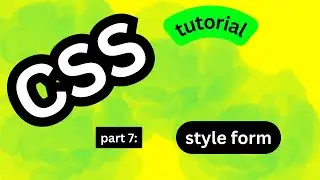 CSS part #7: css style form