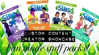 Sims 4 Custom Content Creator Showcase: Fan Made Stuff Packs!
