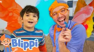 Blippi Plays At Imagine-ology | BEST OF BLIPPI TOYS | Educational Videos for Kids