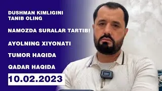 10.02.2023 Jonli muloqot Abror Muxtor Aliy savol-javoblar