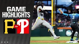 Pirates vs. Phillies Game Highlights (4/12/24) | MLB Highlights