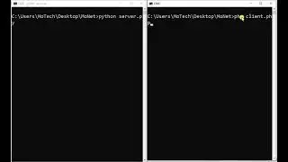 PHP Socket Client To Python Socket Server