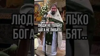 Люди не только Бога не любят.. Отец Андрей Ткачёв