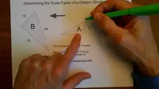 Determining the Scale Factor of a Dilation