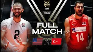 🇺🇸 USA vs 🇹🇷 TUR - Paris 2024 Olympic Qualification Tournament | Full Match - Volleyball