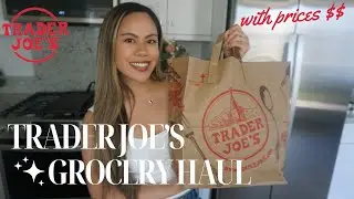 TRADER JOE'S HAUL | healthy groceries, weekly staples, easy meals, meal prep ideas, new items