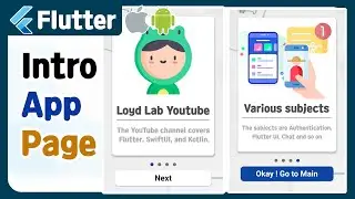Flutter - App Intro page ( PageView tutorial, example, flutter pageview, app introduction, )