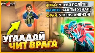 МНЕ НЕЛЬЗЯ ПАЛИТЬСЯ С ЧИТАМИ ЧТОБЫ ПОБЕДИТЬ ПРОТИВНИКА В КСГО!!! // УГАДАЙ ЧИТ ПРОТИВНИКА В CSGO