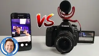 Samsung Phone VS Canon 80D for YouTube Videos