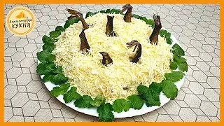 РЫБКИ В МОРЕ 🐟 Праздничный САЛАТ СО ШПРОТАМИ!