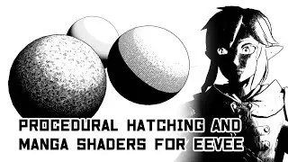 Tutorial: Procedural hatching and manga shaders for EEVEE Blender