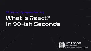 What is ReactJS? In 90-ish seconds | Learn ReactJS  | ReactJS basics