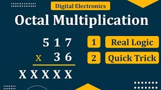 Octal Multiplication | How to do multiplication of octal numbers | Mruduraj