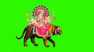 Durga Mata green screen