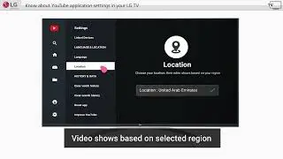 [LG WebOS TV] YouTube Settings On Your LG Smart TV