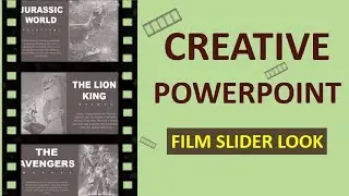 Creating a Filmstrip in PowerPoint | Animated Film Strip | PPT Presentation | Film Strip Animation