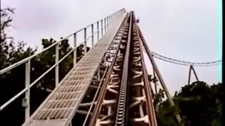 POV of Shockwave - Six Flags Over Texas - May 1995