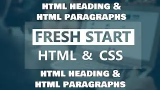 HTML & CSS tutorials in Pashto - 3 - Heading & paragraph