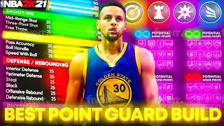 MY *New* STEPH CURRY BUILD ON NBA2K21 IS UNSTOPPABLE! BEST GUARD BUILD NBA2K21 NEXT GEN!