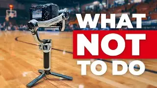 Filming a full 🏀 game with a gimbal | Zhiyun Cinepeer Weebill 3E