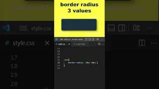 CSS border-radius property #shorts