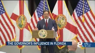 Gov. DeSantis responds to questions about his GOP influence