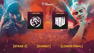 Leviatán vs KRÜ Visa - VCT Americas Stage 2 - Lower Final - Map 3