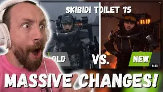 MASSIVE CHANGES!!! skibidi toilet 75 old vs new (REACTION!!!)