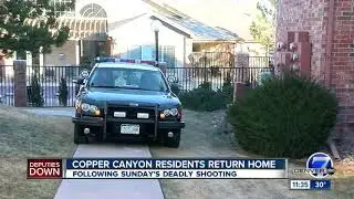 Life slowly returning to normal after police shooting at Copper Canyon apartments