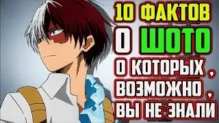 10 ФАКТОВ О ШОТО ТОДОРОКИ | У ШОТО ЕСТЬ СЕСТРА И БРАТЬЯ? | МОЯ ГЕРОЙСКАЯ АКАДЕМИЯ